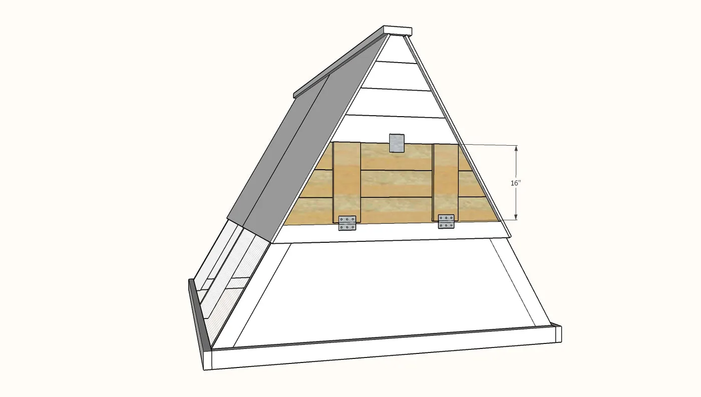 Updated A Frame Chicken Coop, step 10