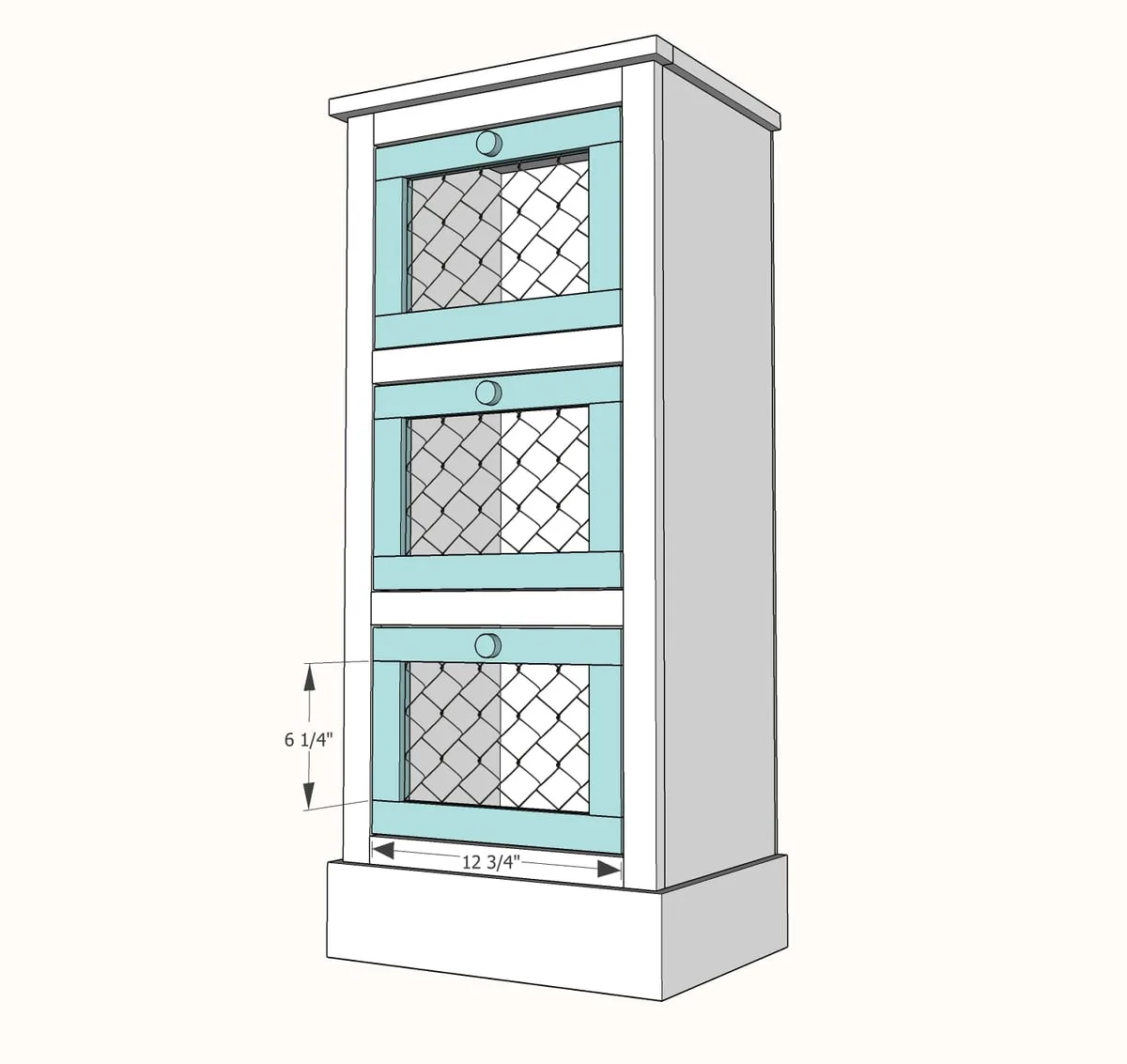 Vegetable Bin Cupboard, step 5