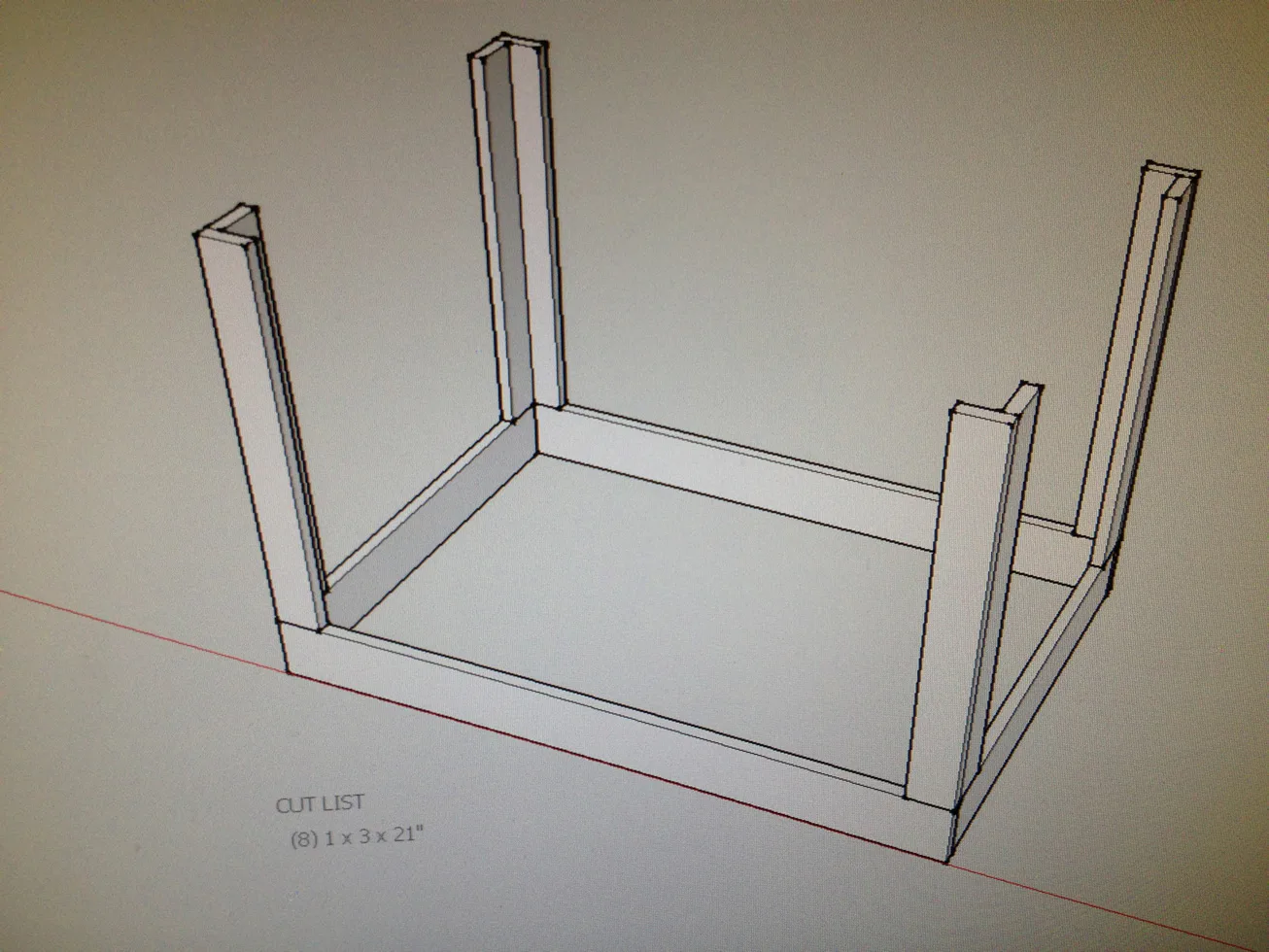 Versatile Shop cart/ workbench with inserts, step 2