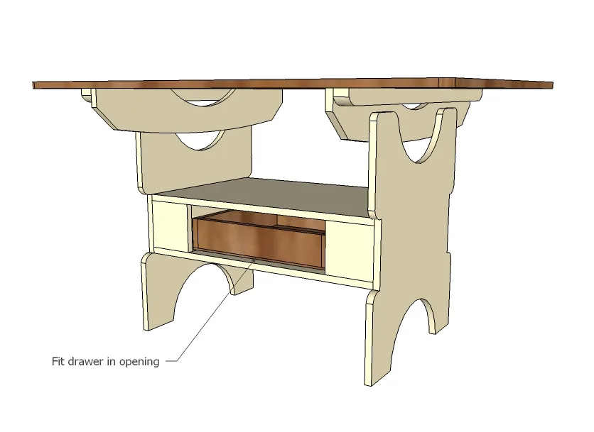 Vintage Storage Dining Table, step 9