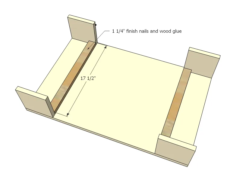 Vintage Storage Dining Table, step 2