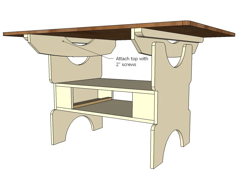 Vintage Storage Dining Table, step 7