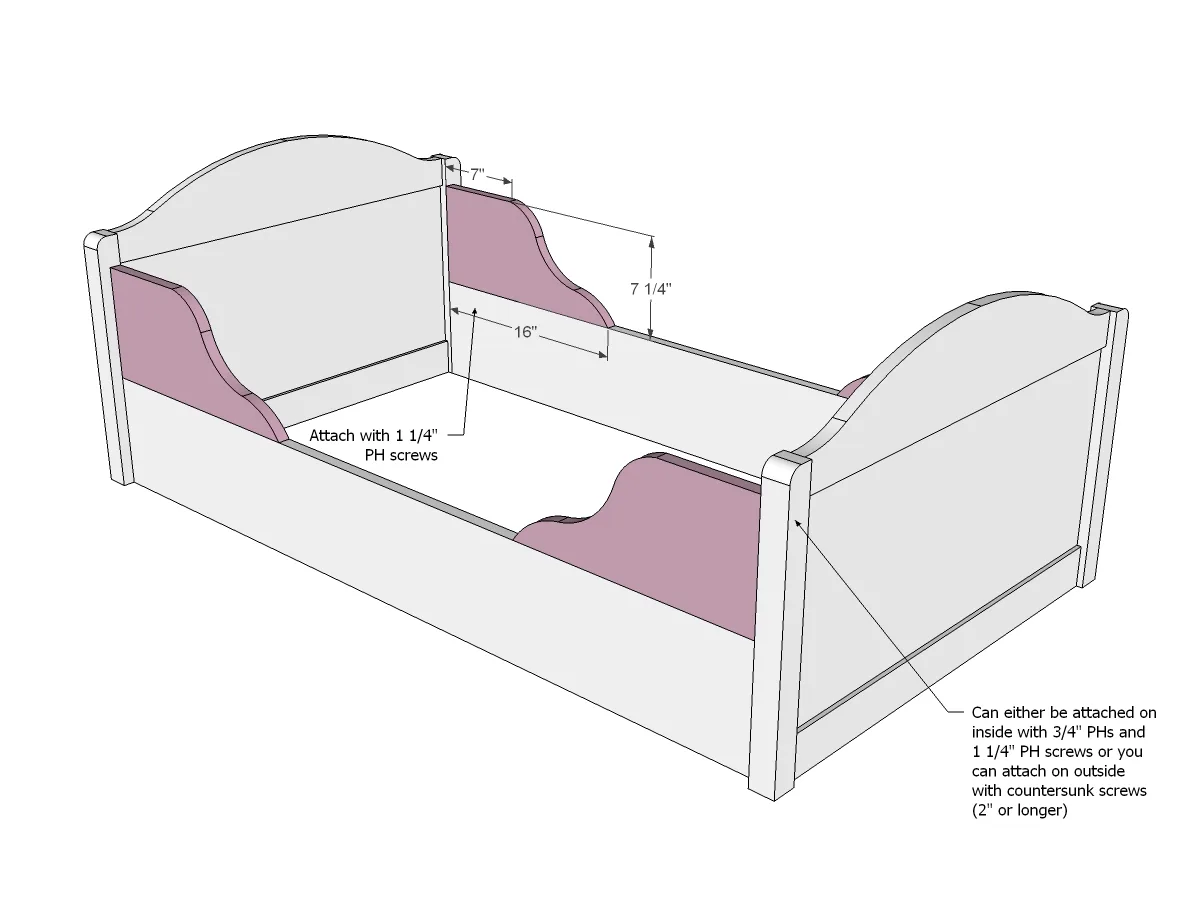 Vintage Toddler Bed, step 5
