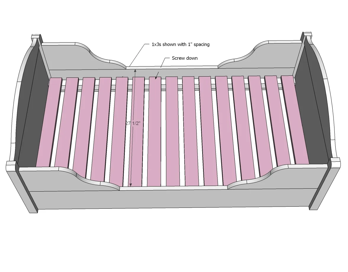 Vintage Toddler Bed, step 7