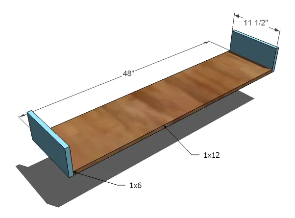 Vintage Workbench Console, step 6