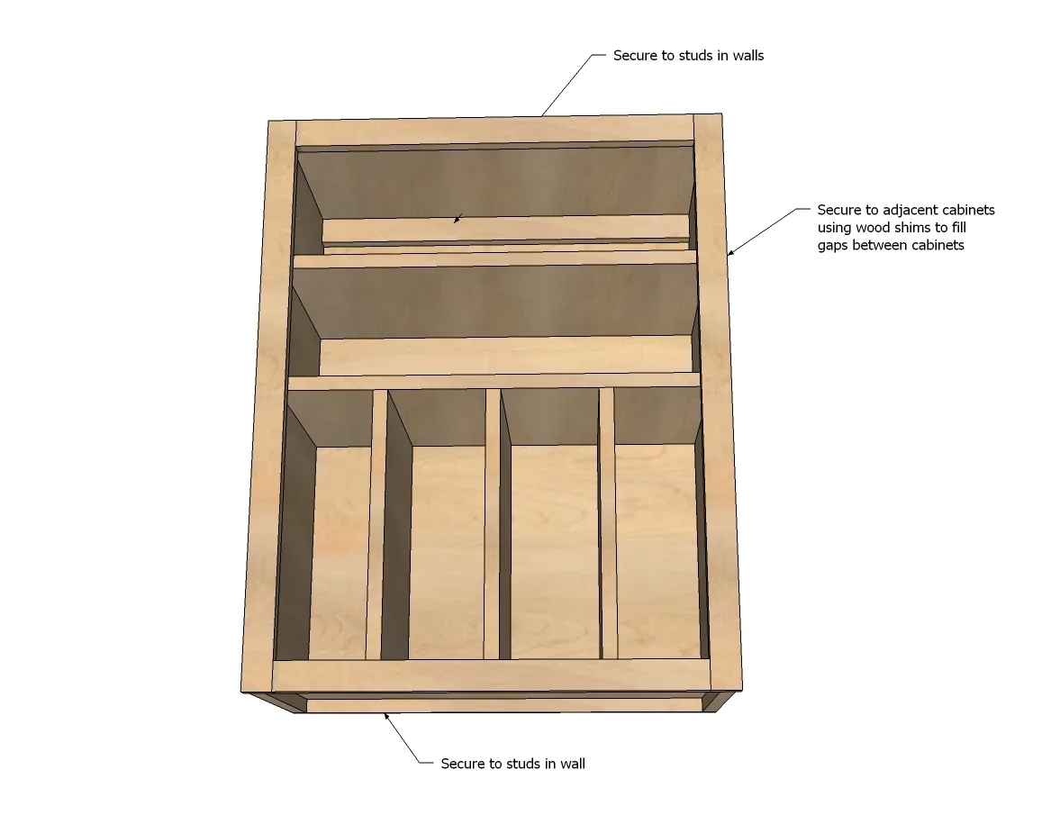 Wall Kitchen Cabinet Basic Carcass, step 7