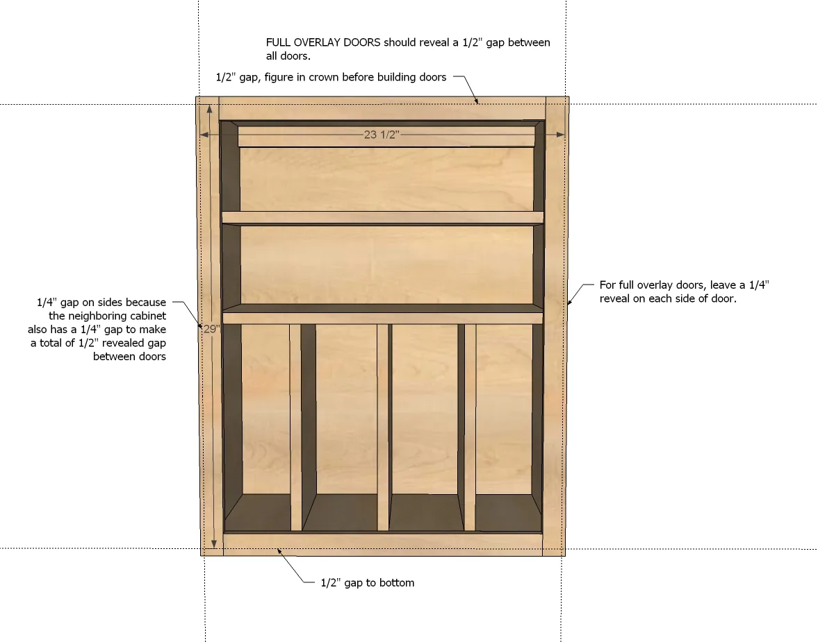 Wall Kitchen Cabinet Basic Carcass, step 8