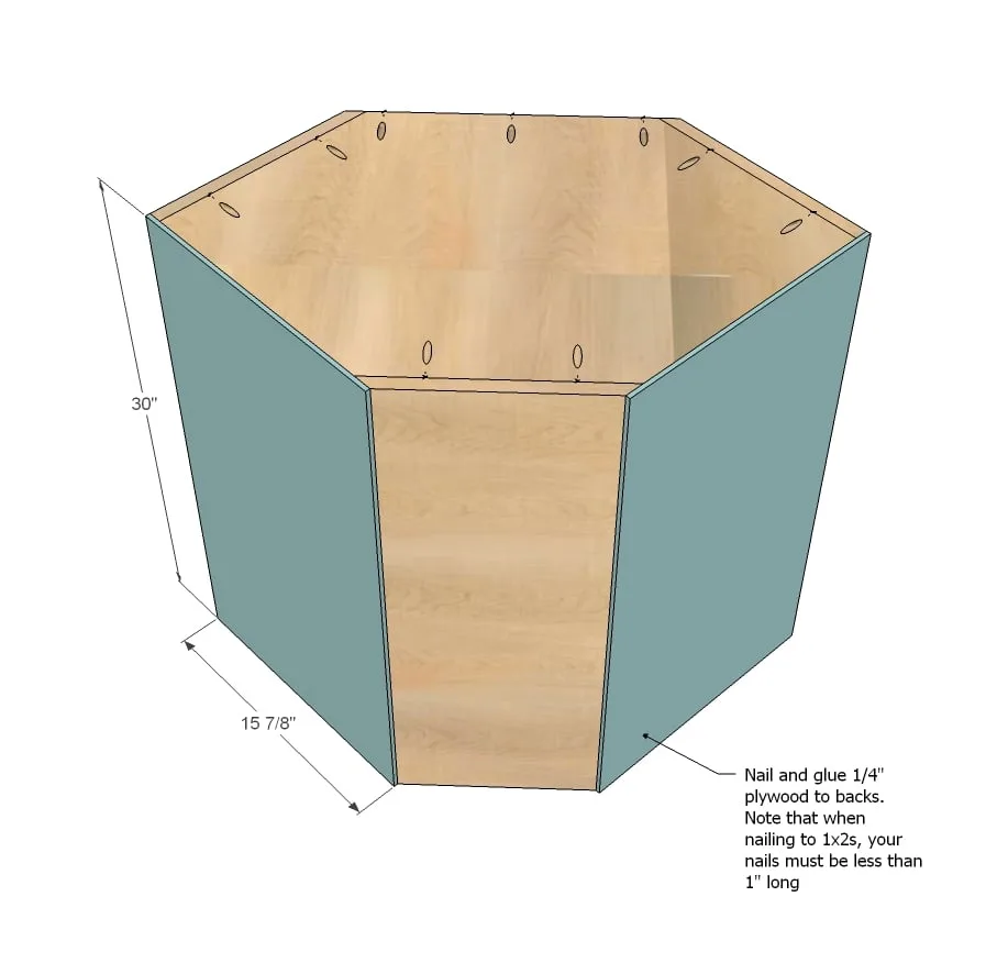 Wall Kitchen Corner Cabinet, step 6