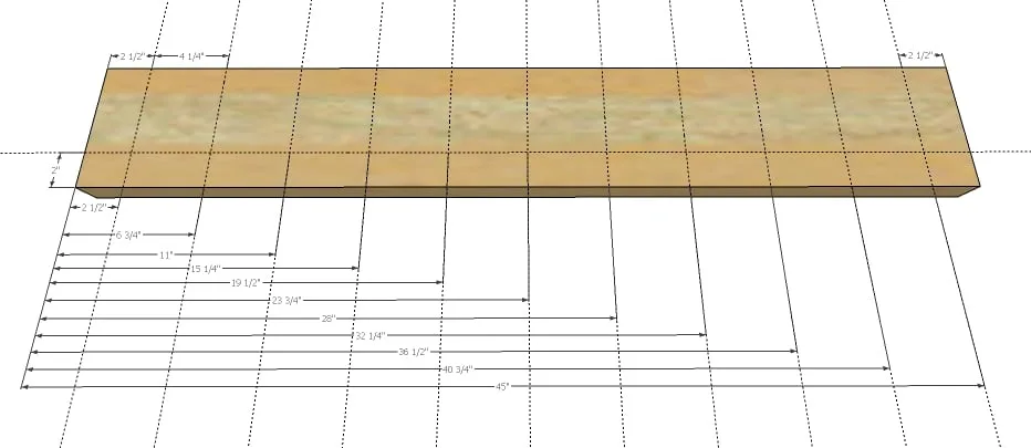 Wall-Mounted Boot Rack, step 1
