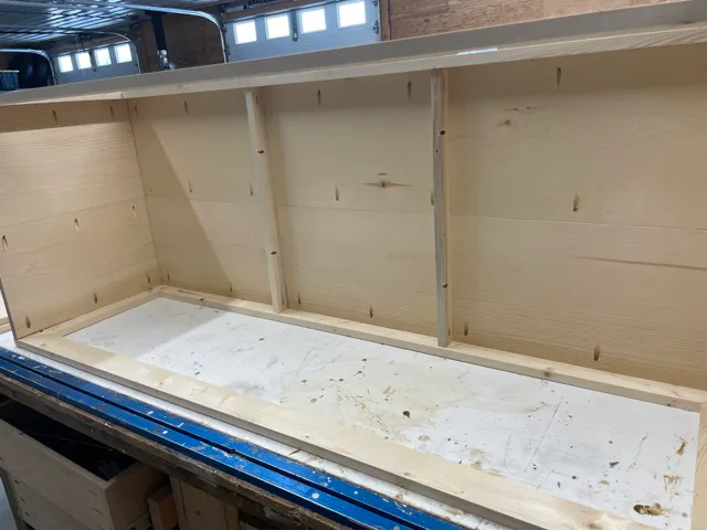 Waterfall Framed 60” Rectangle Coffee Table, step 7