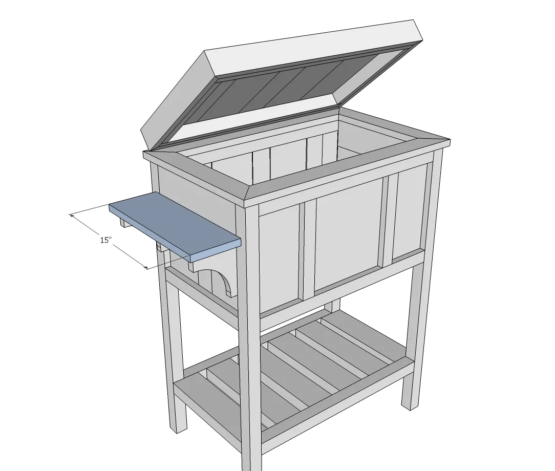Wood Cooler by Birds and Soap, step 12