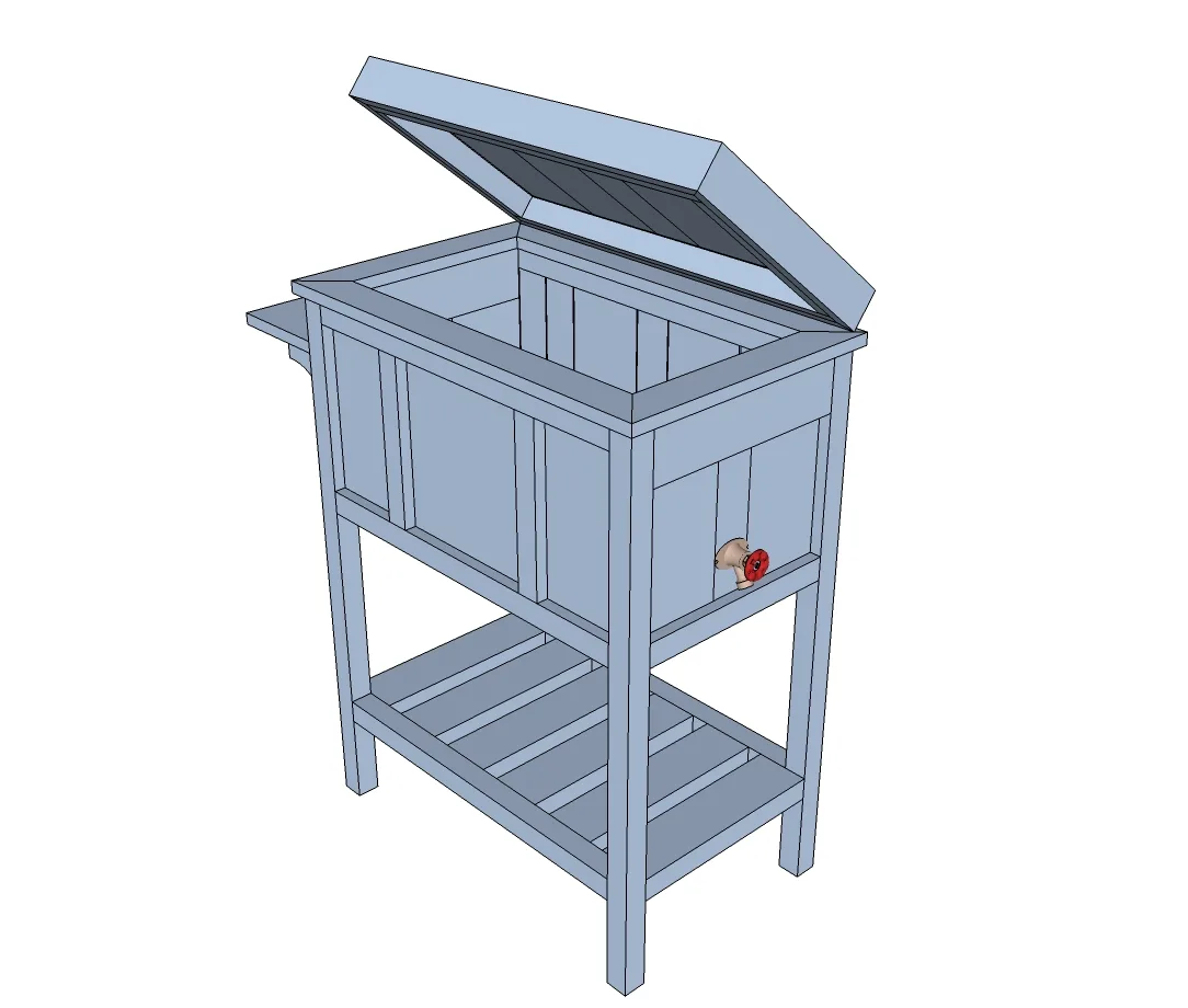 Wood Cooler by Birds and Soap, step 13