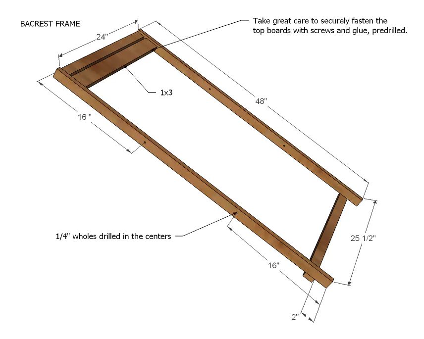 Wood Folding Sling Chair, Deck Chair or Beach Chair, step 1