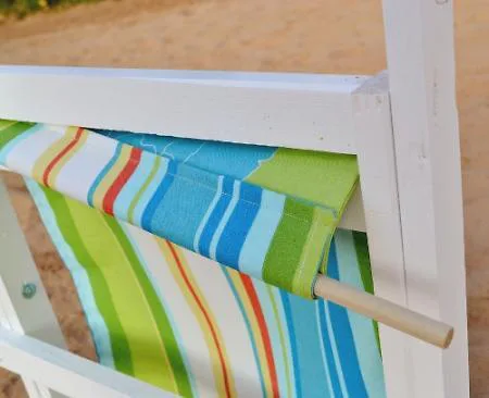 Wood Folding Sling Chair, Deck Chair or Beach Chair, step 8