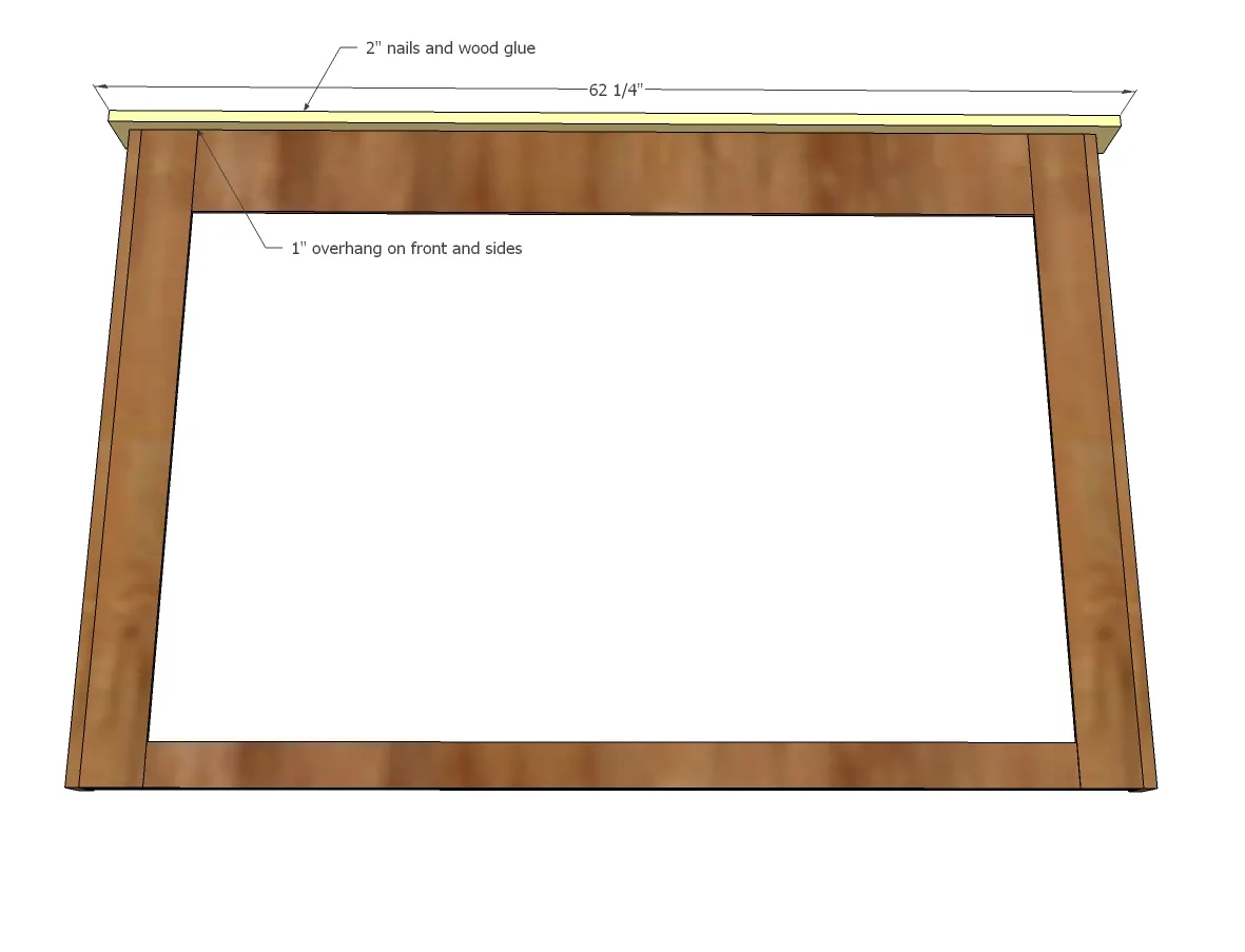 Wood Framed Upholstered Headboard- Queen, step 4