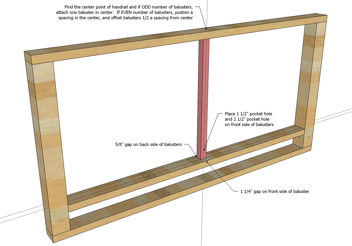 Wood Handrail, step 3