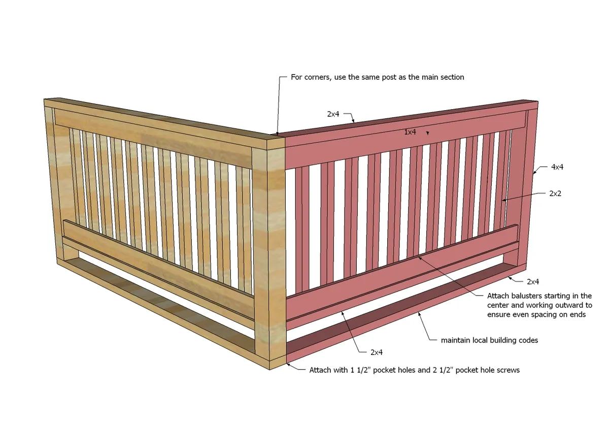 Wood Handrail, step 7