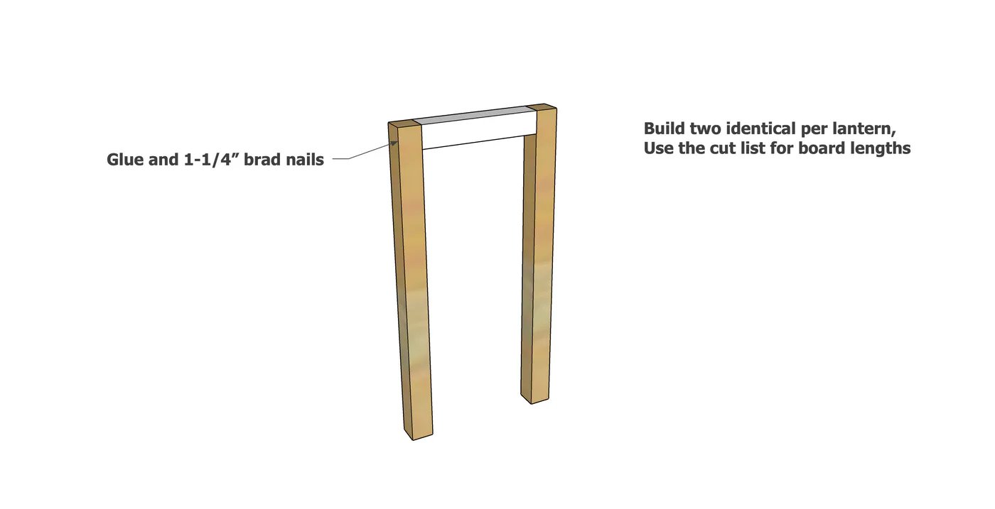 Wood Lantern Tutorial, step 1