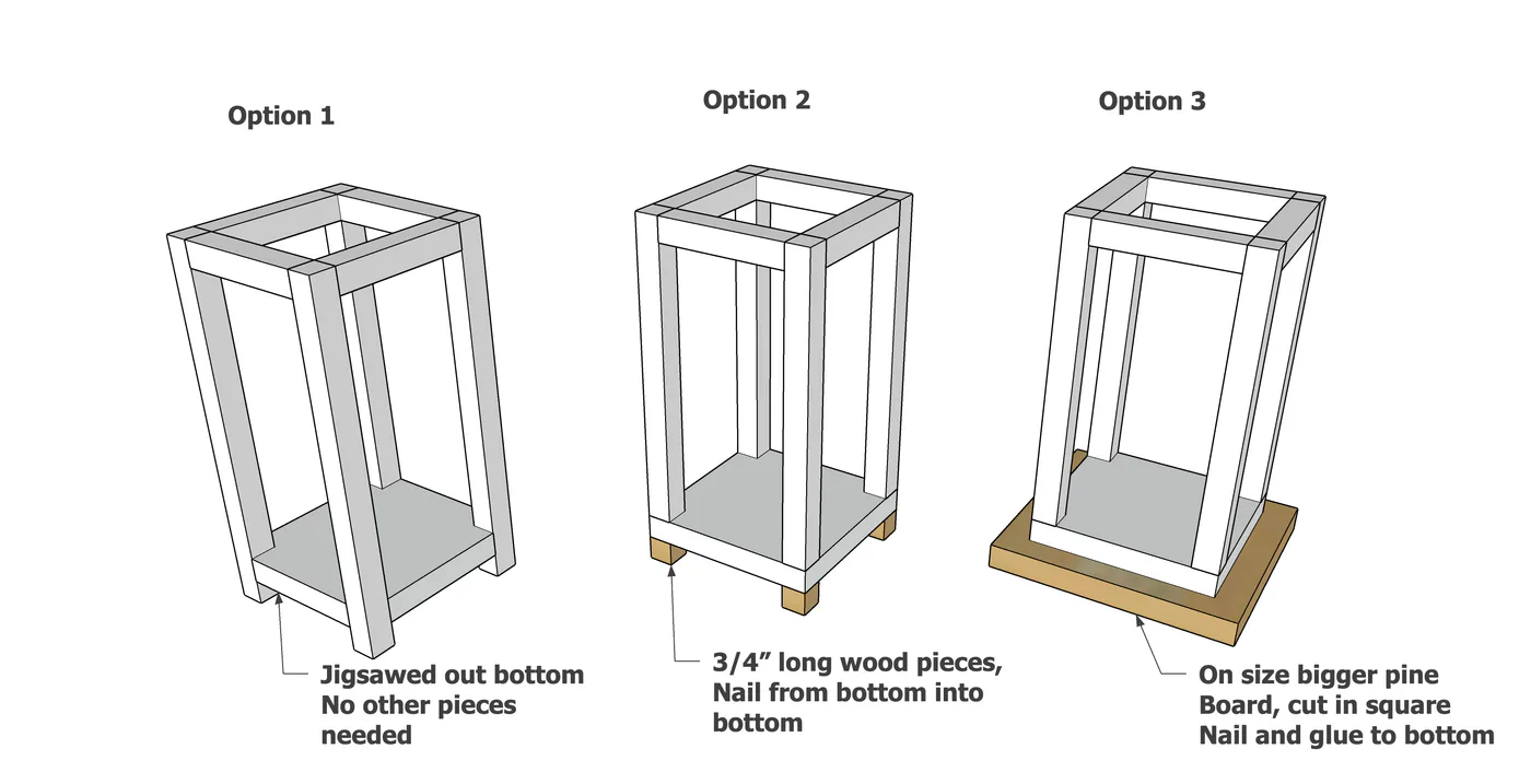 Wood Lantern Tutorial, step 4