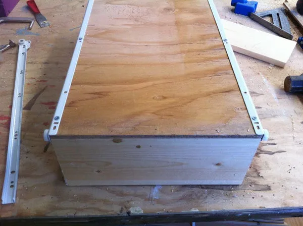 Wood Pullout Cabinet Drawer Organizer, step 3