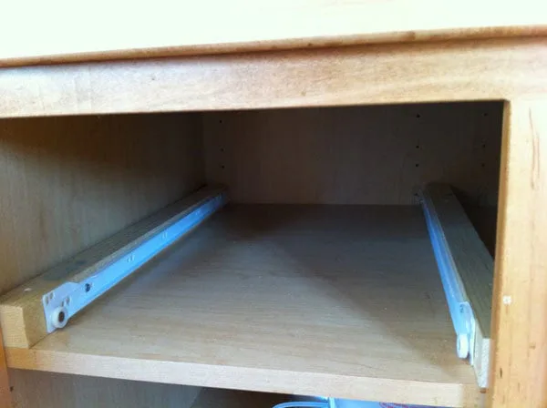 Wood Pullout Cabinet Drawer Organizer, step 6