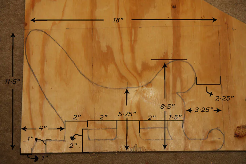 Wood Sleigh Free Pattern, step 5