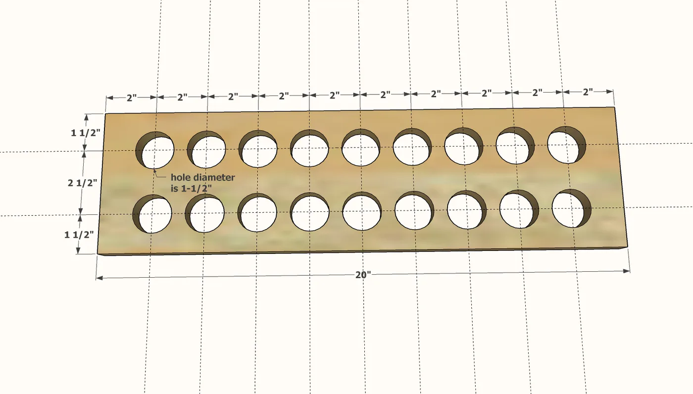 Wooden Egg Holder, step 1